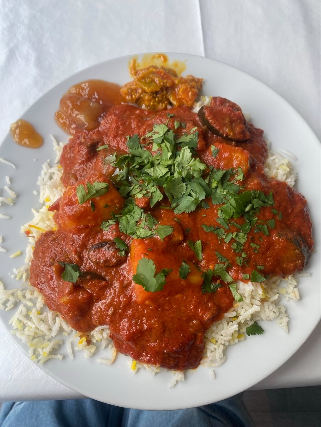Rice with Chicken Curry